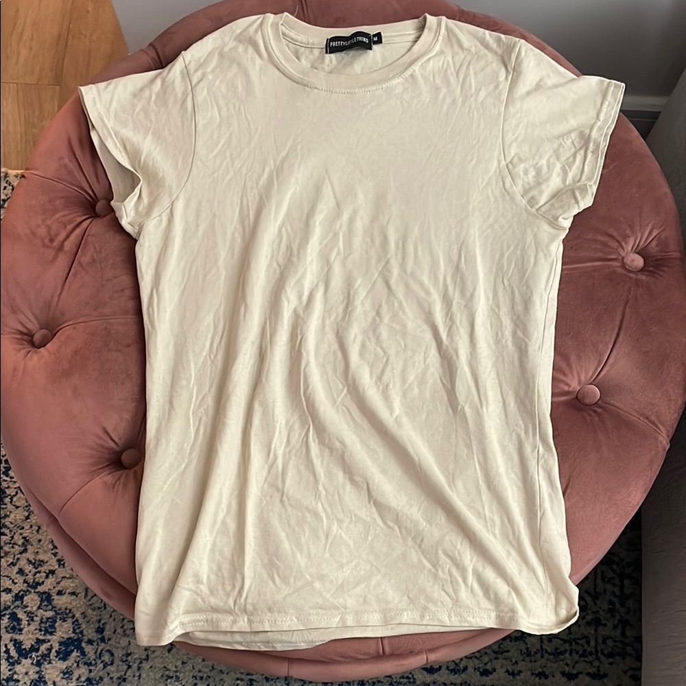 Prettylittlething Cream Women's Top